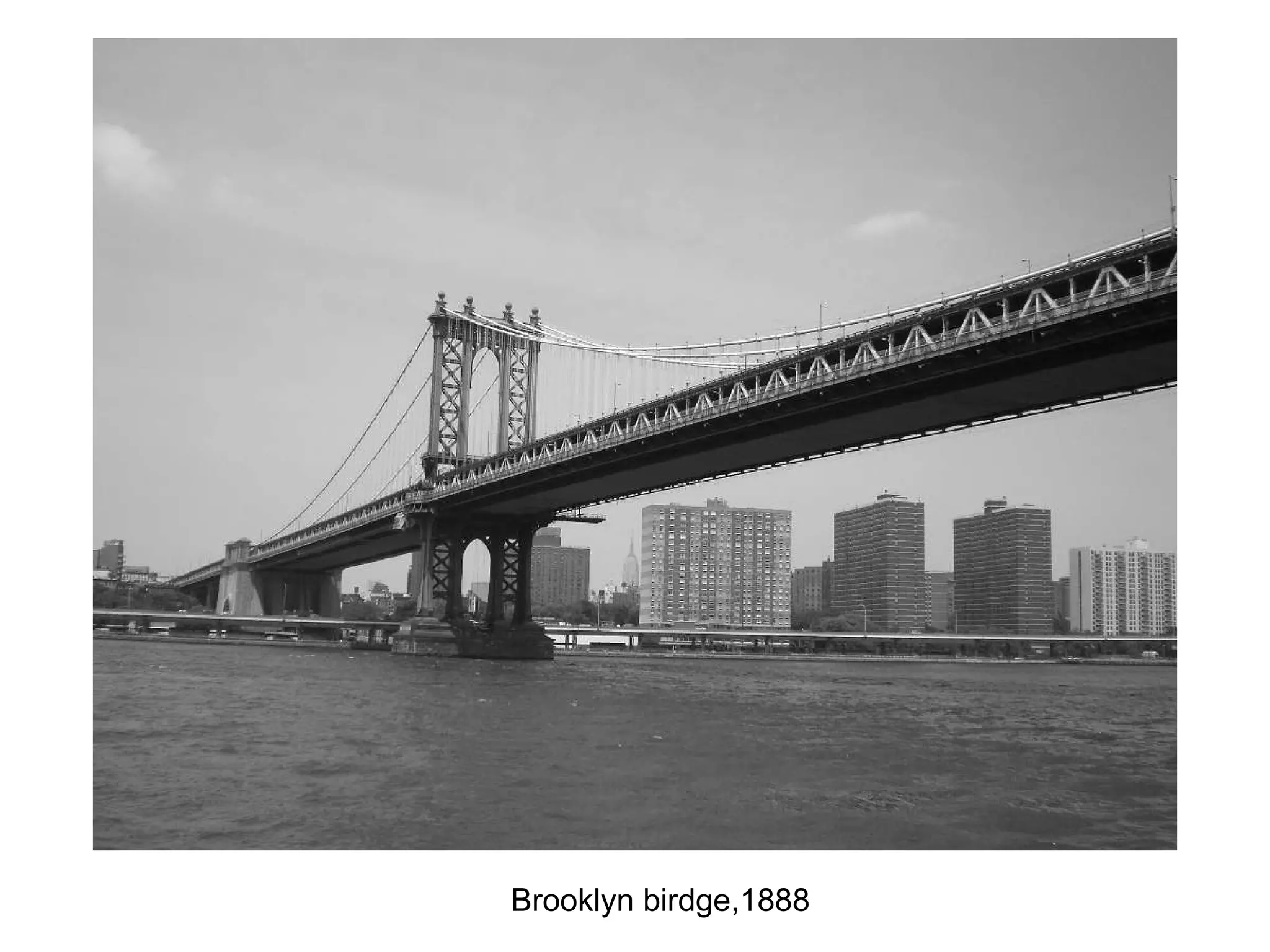 Brooklyn birdge,1888 
