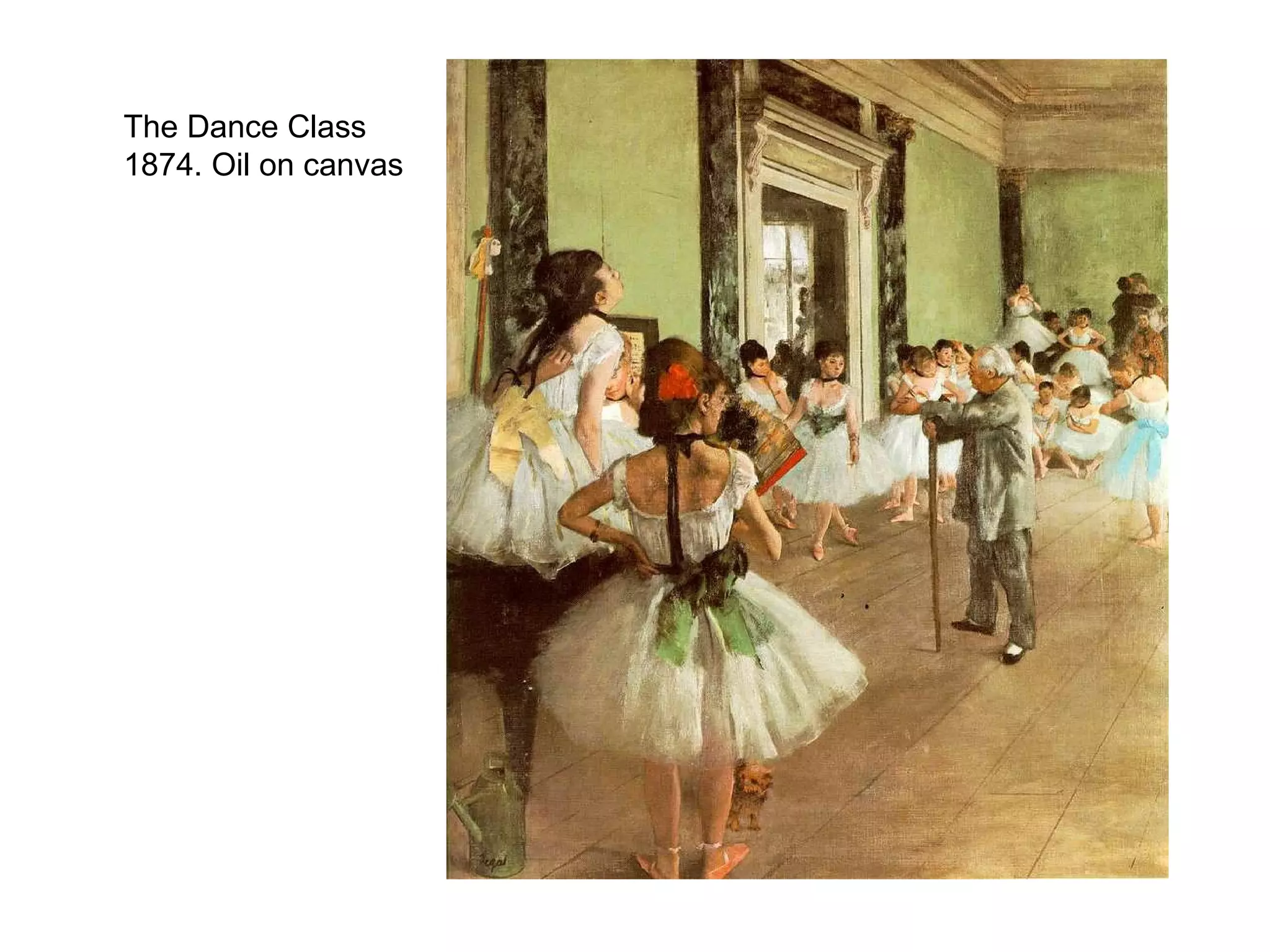 The Dance Class 1874. Oil on canvas 