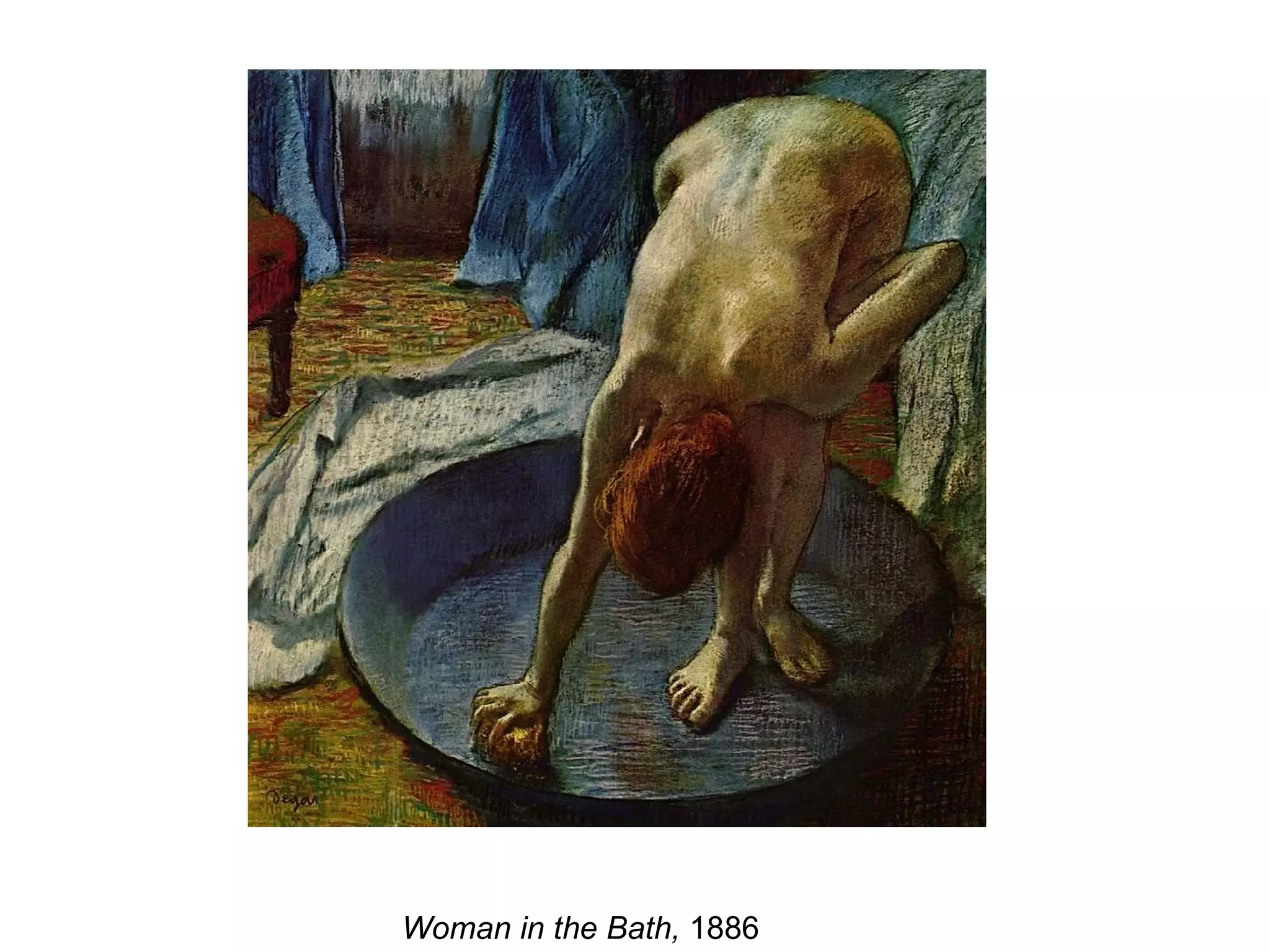 Woman in the Bath,  1886 