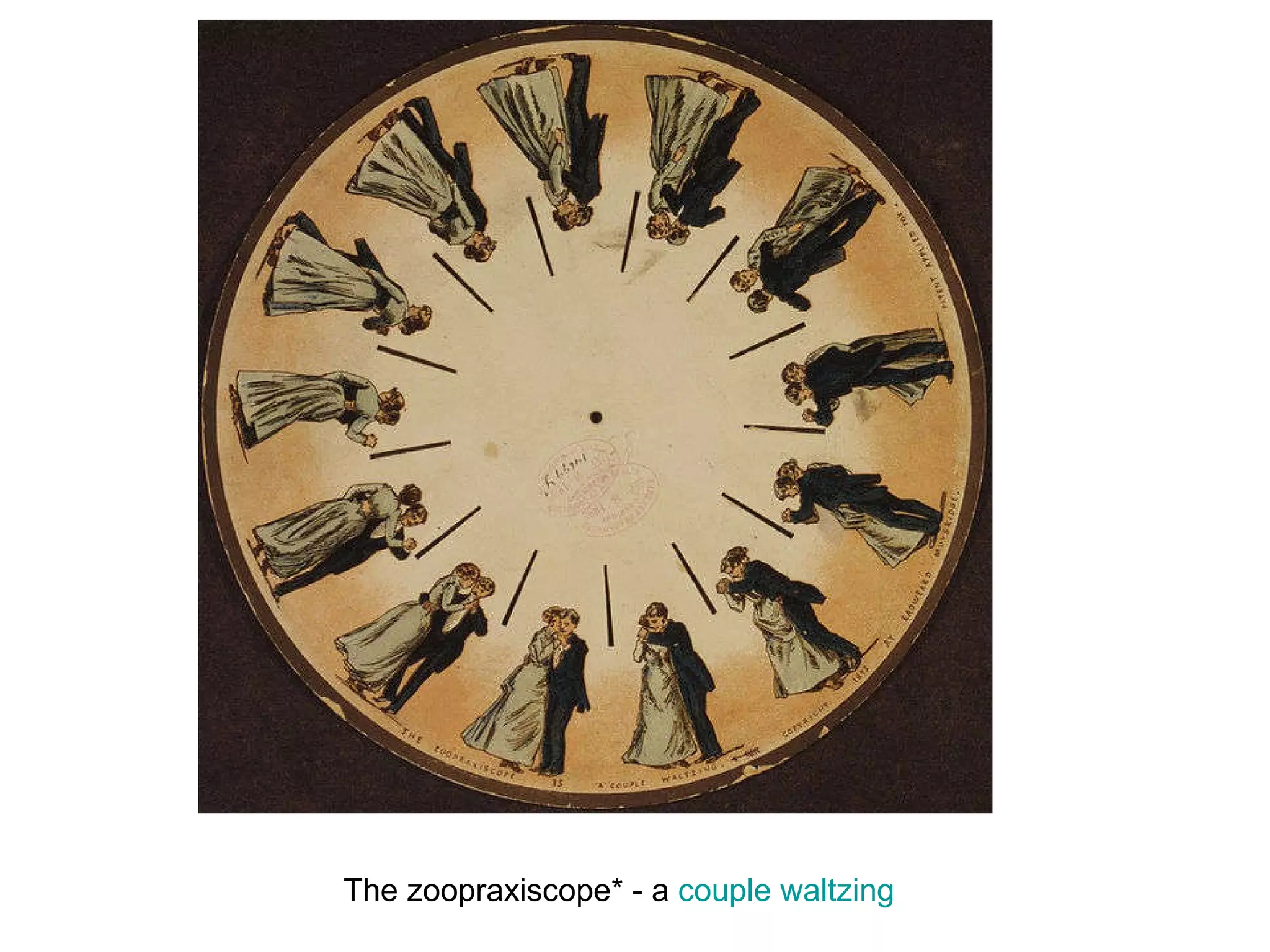 The zoopraxiscope* - a  couple waltzing 
