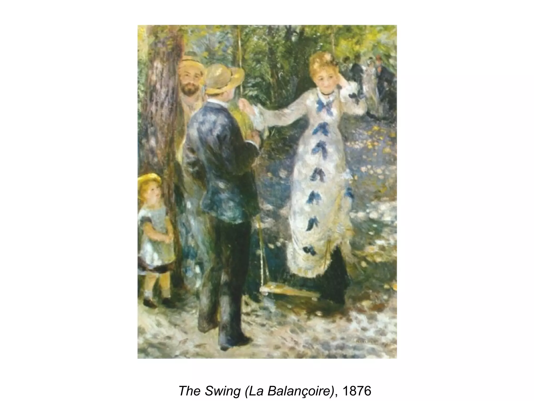 The Swing (La Balançoire) , 1876 