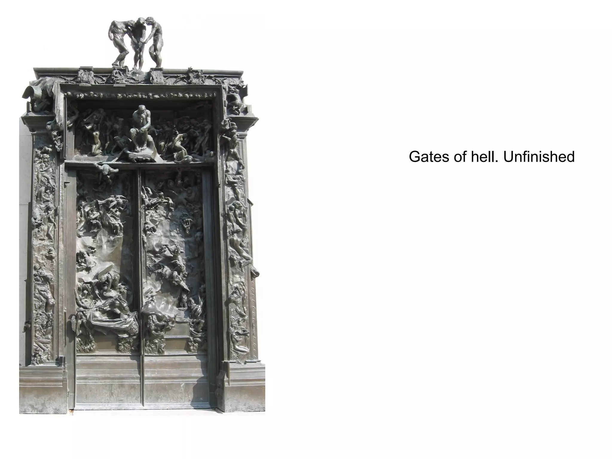 Gates of hell. Unfinished 