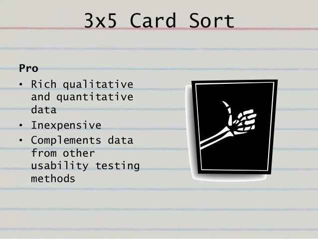 From 3x5 To LCD Considerations And How Tos For Online Card Sort Stud