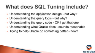 Real Life SQL Tuning - From 4 minutes to 8 seconds | PPT | Free Download