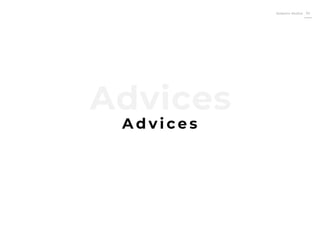 Roberto Muñoz 34
Advices
A d v i c e s
 