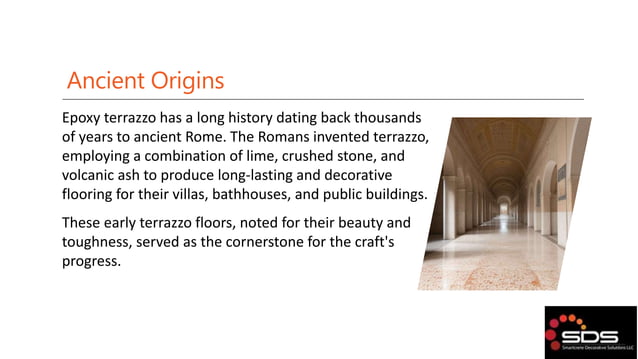 From Ancient Rome to Contemporary Homes: A History of Epoxy Terrazzo | PPT