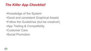 The App Clinic: Suggest your apps!
Board: The App Clinic – Italia on trello.com

tiny.cc/appclinicitalia

 