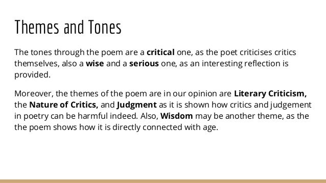 from an essay on criticism pope essay on criticism analysis