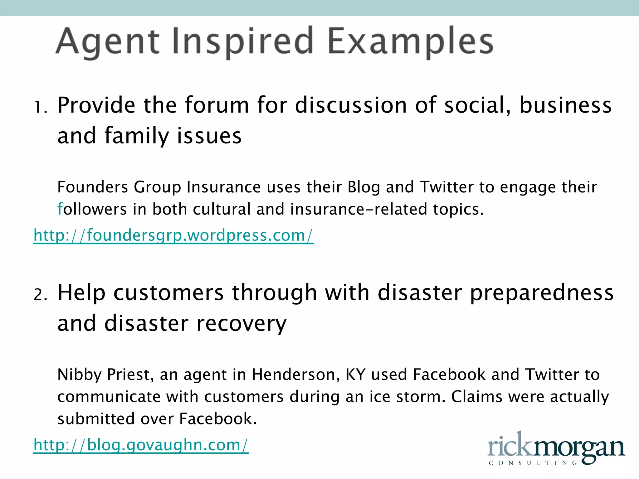 Creating a Social Web Policy Guide Company culture and management philosophy   avoid the social web altogether   ac t intelligently Transparency Personal vs. company brand There is no one size fits all Flickr  racatumba 
