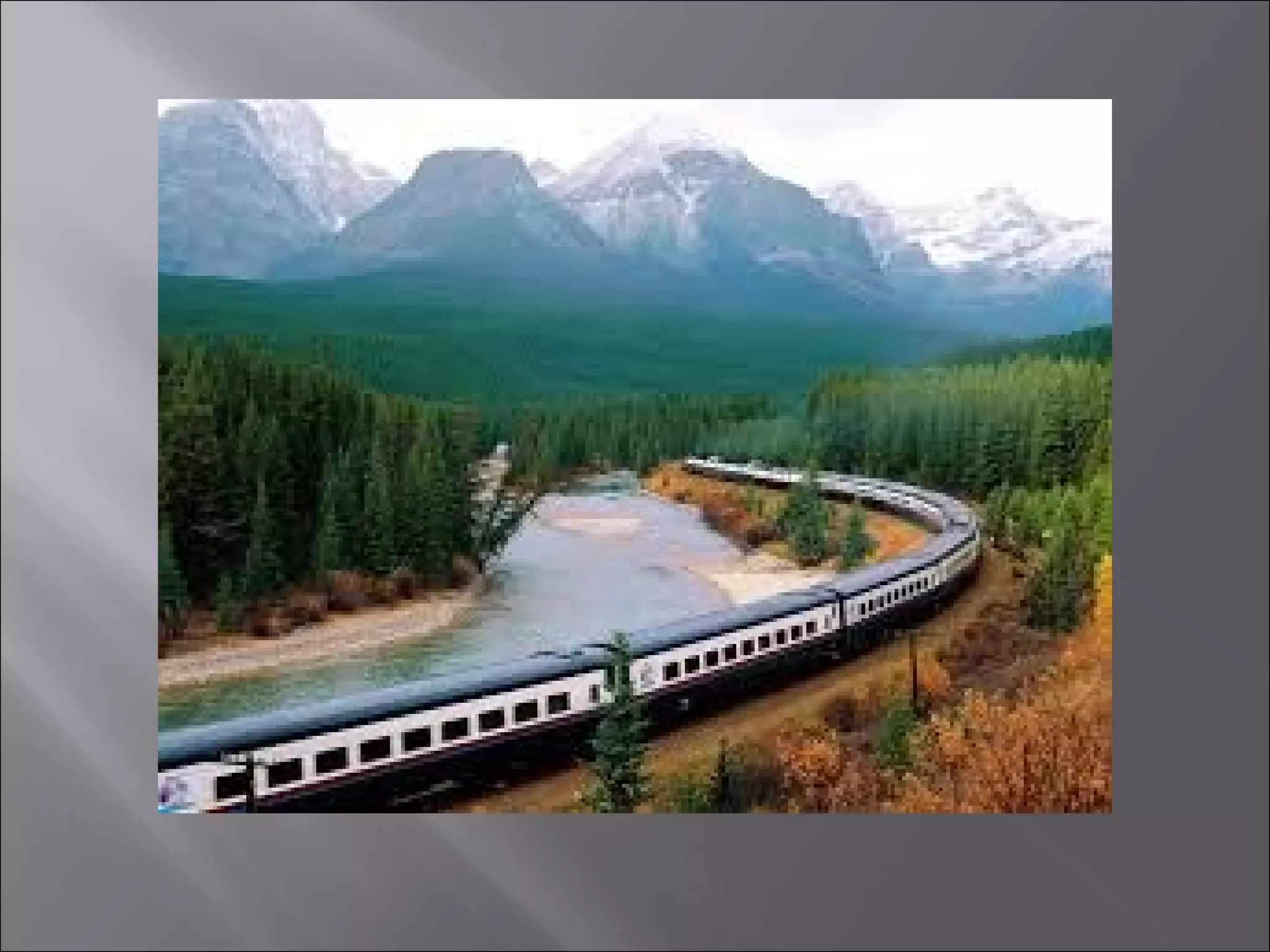 From a railway carriage