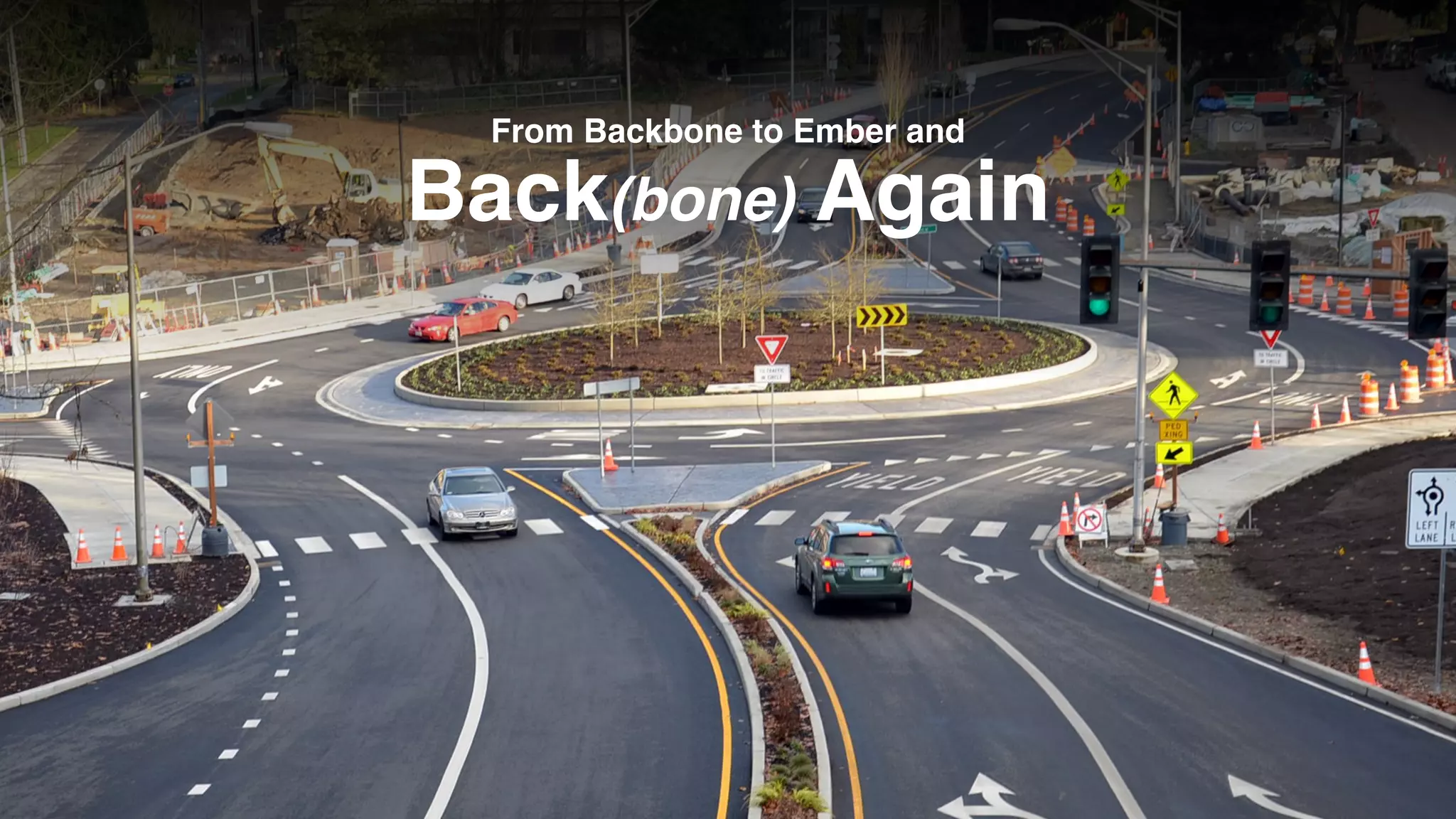 Back(bone) Again
From Backbone to Ember and
 