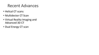 CT scan introduction for surgical residents | PPTX | Medical Tests ...
