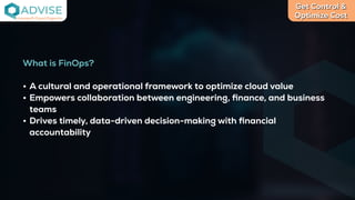 From chaos to control; Five FinOps strategies to check your cloud ...