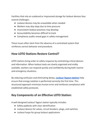 From Chaos to Control_ How Lockout Tagout Stations Improve Safety ...