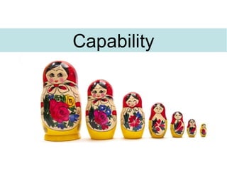 Capability
 