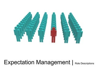 Expectation Management | Role Descriptions
 