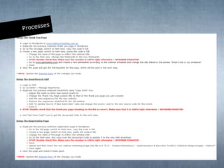 Processes
 