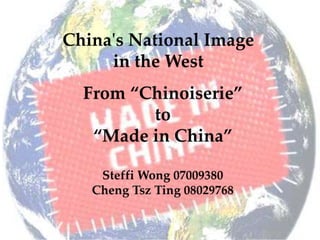 From chinoiserie to made in china