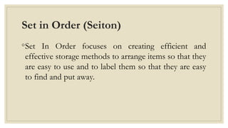 Set In Order Visual From Clutter to Clarity A Guide to Workplace 5S.ppt
