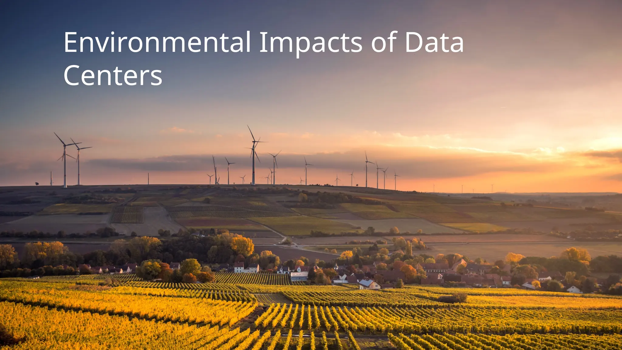 54
54
Environmental Impacts of Data
Centers
 