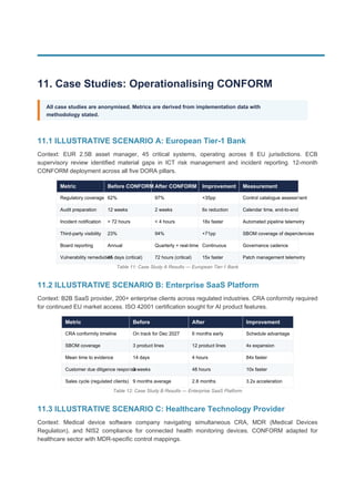 Operationalising Regulatory Compliance with the CONFORM System: Master ...