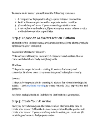 From Concept to Reality _ How to Make AI Avatar.pdf