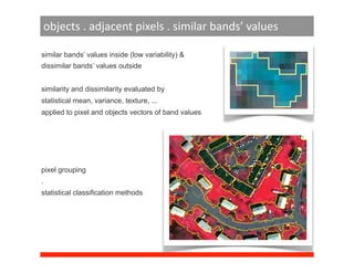 from cross stitch to object based land cover classification via remote ...