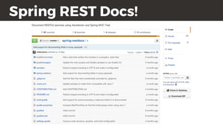30
Spring REST Docs!
 