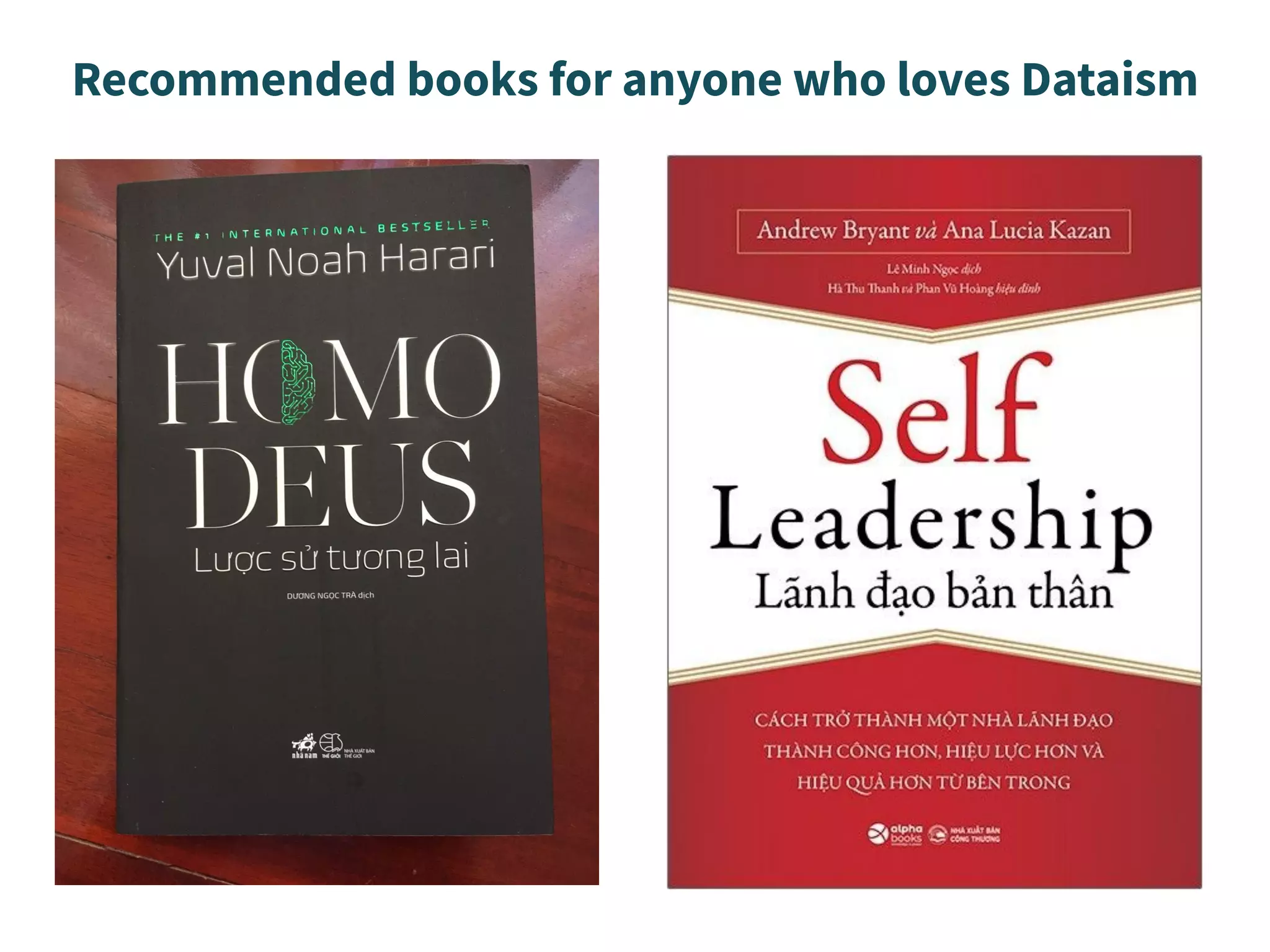 Recommended books for anyone who loves Dataism
 