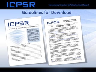 Guidelines for Download
 