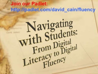 Join our Padlet:
http://padlet.com/david_cain/fluency
 
