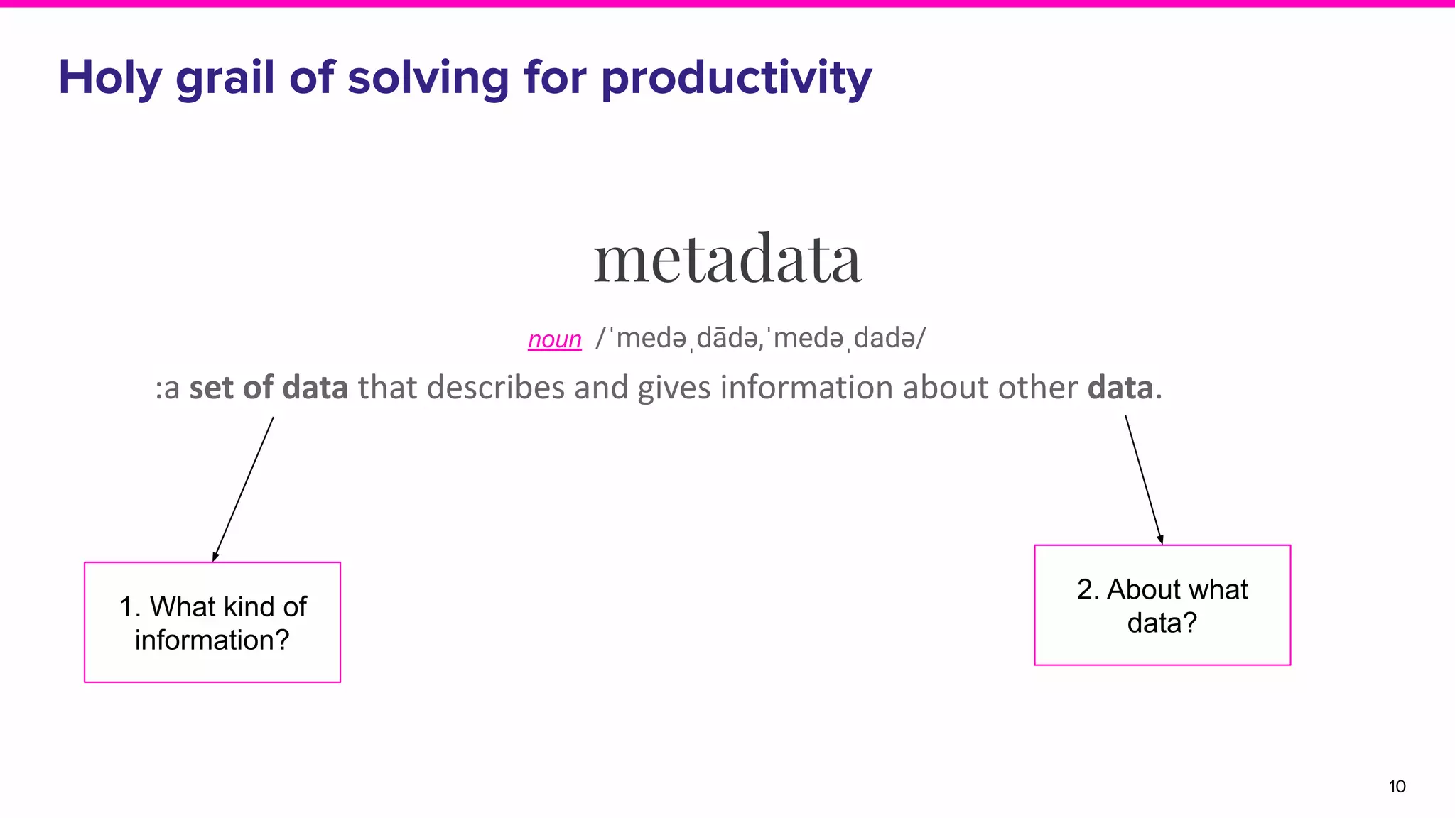 From discovering to trusting data