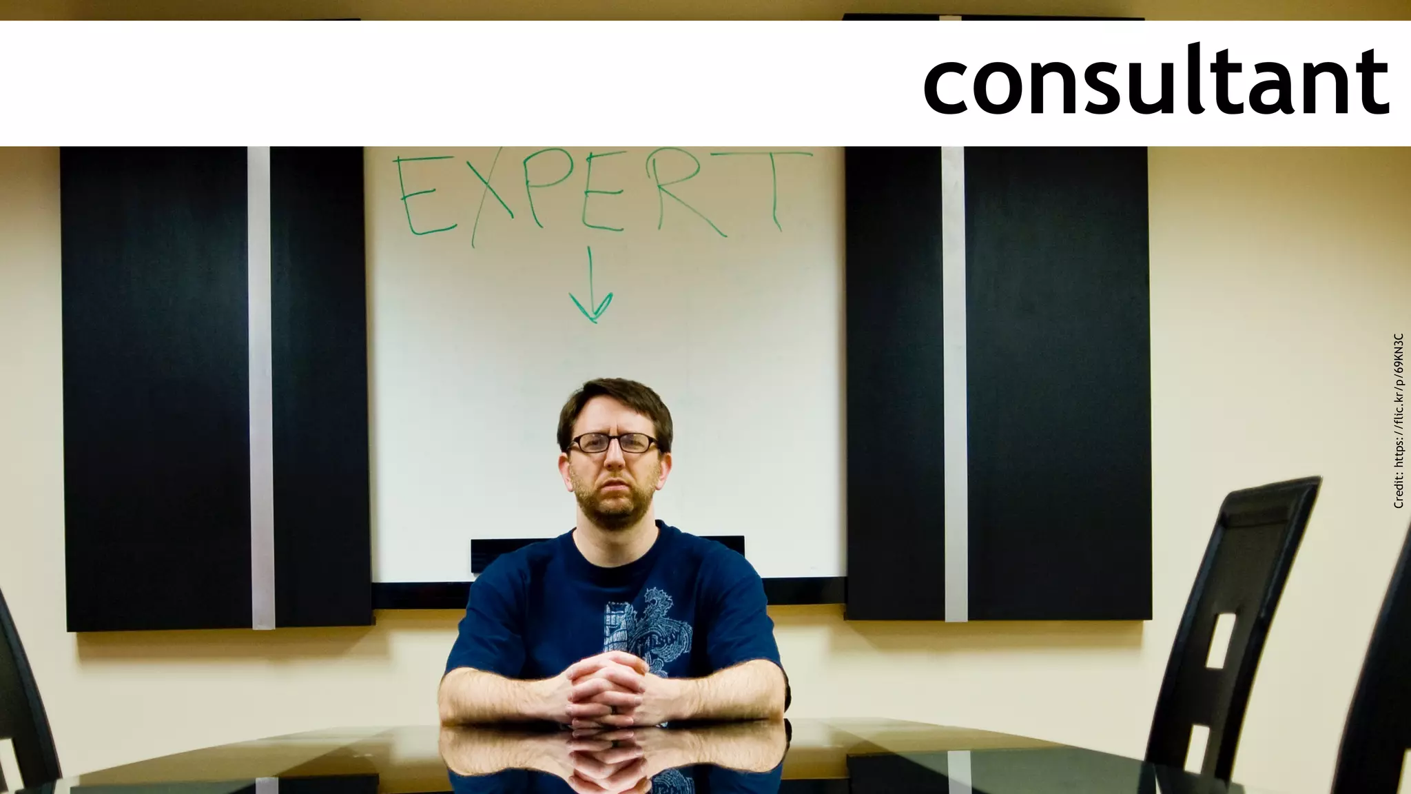 consultant
Credit:https://flic.kr/p/69KN3C
 