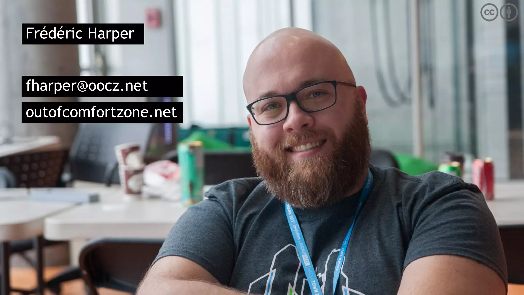 Frédéric Harper
outofcomfortzone.net
fharper@oocz.net
 