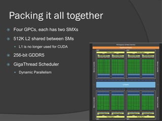 Gigathread Engine From fermi to kepler | PDF