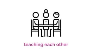 teaching each other
 