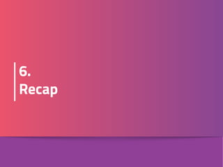 6. 
Recap
 