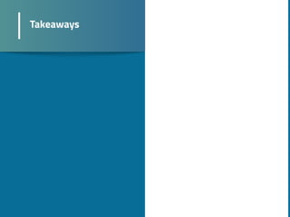 Takeaways
 