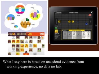 What I say here is based on anecdotal evidence from 
working experience, no data no lab. 
 