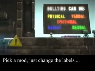 Pick a mod, just change the labels ... 
5 
 
