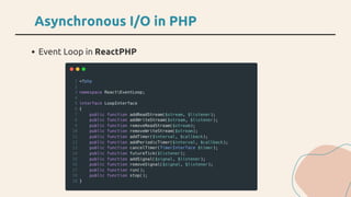 From Generator to Fiber the Road to Coroutine in PHP | PDF