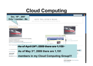 From Grids To Clouds Guy Tel Zur May 2009