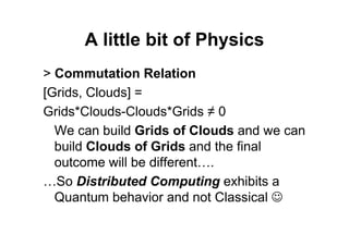 From Grids To Clouds Guy Tel Zur May 2009