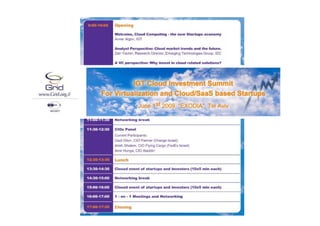 From Grids To Clouds Guy Tel Zur May 2009