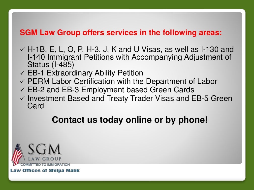 From H1B to Green Card Process EB2 or EB3 Visa