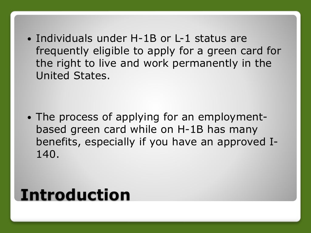 From H1B to Green Card Process EB2 or EB3 Visa