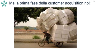 50
Ma la prima fase della customer acquisition no!
 