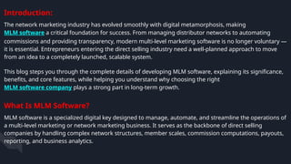 From Idea to Launch Steps to Develop MLM Software for Network Marketing ...