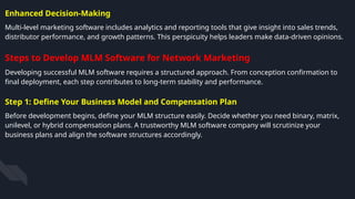 From Idea to Launch Steps to Develop MLM Software for Network Marketing ...