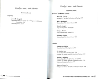 From jamestown to blacksburg